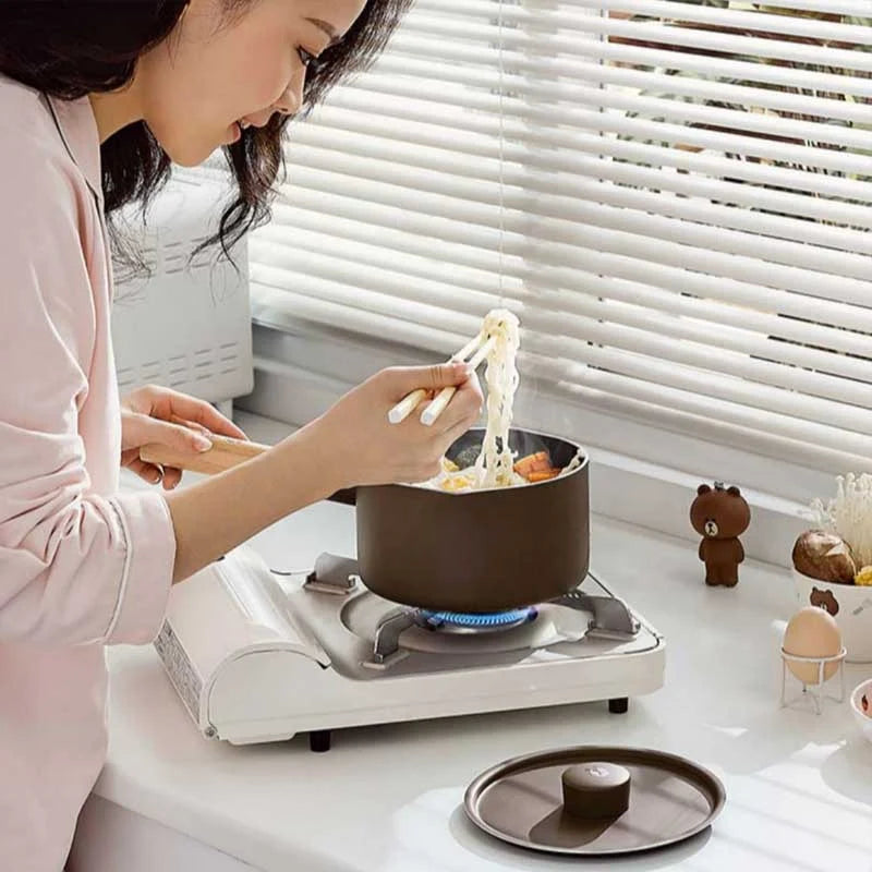 Mini Cooking Pot Non-Stick 3-In-1