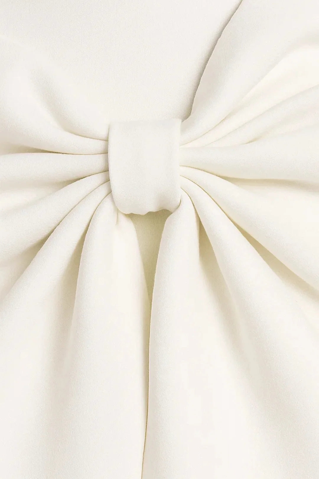 Mini Dress Bustier Bodice Flared Skirt Back Bow Detail