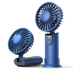 Mini Handheld Fan Set of 2 USB Rechargeable 3-Speed