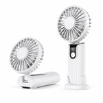 Mini Handheld Fan Set of 2 USB Rechargeable 3-Speed