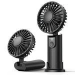Mini Handheld Fan Set of 2 USB Rechargeable 3-Speed