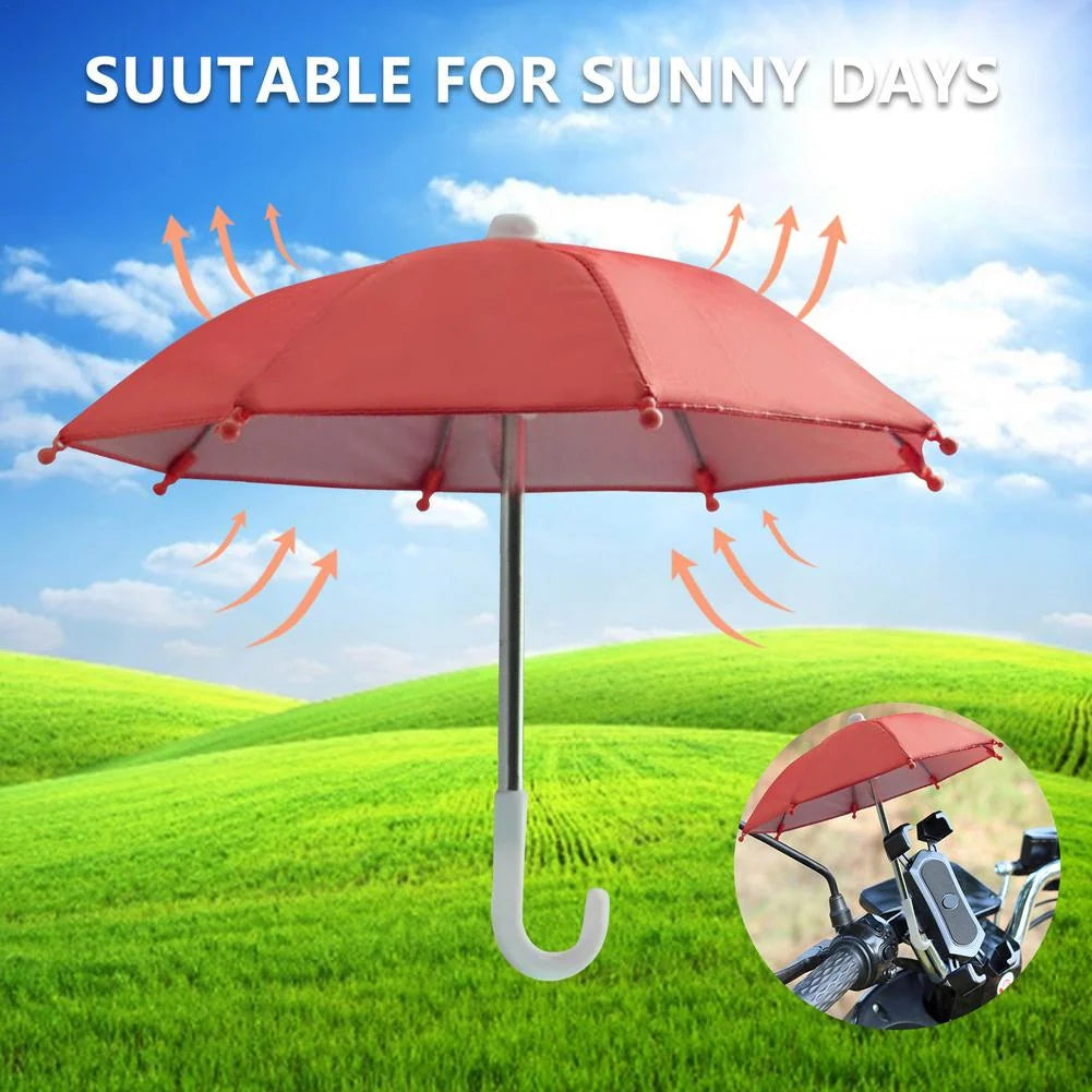 Mini Motorcycle Umbrella UV & Rain Protection