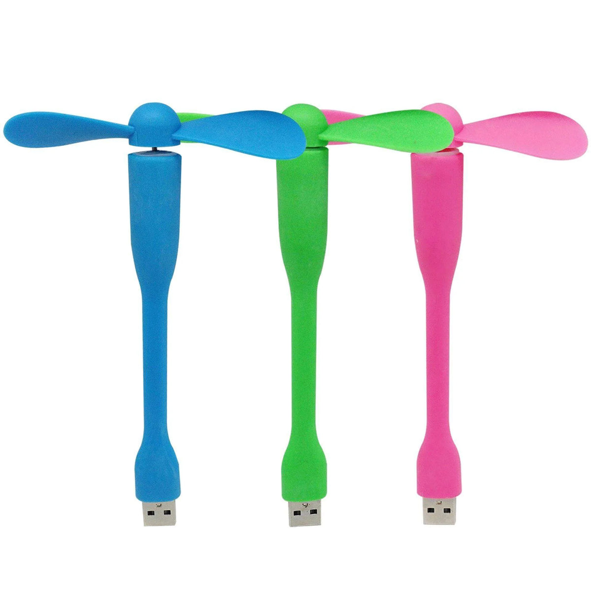 Mini Phone Fan Plug-In Lightweight Soft Blade
