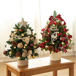 Mini Pre-Lit Christmas Tree Tabletop Decor