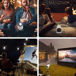Mini Projector HD 720p Built-In Streaming WiFi 6