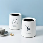 Mini Trash Can Double-Layer Compact Plastic Desktop Bin