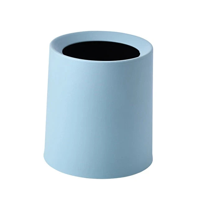 Mini Trash Can Double-Layer Compact Plastic Desktop Bin