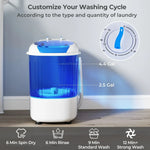 Mini Washing Machine 2.5kg Capacity Wash & Spin