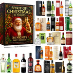 Miniature Bottle Advent Calendar 24-Piece Display Set