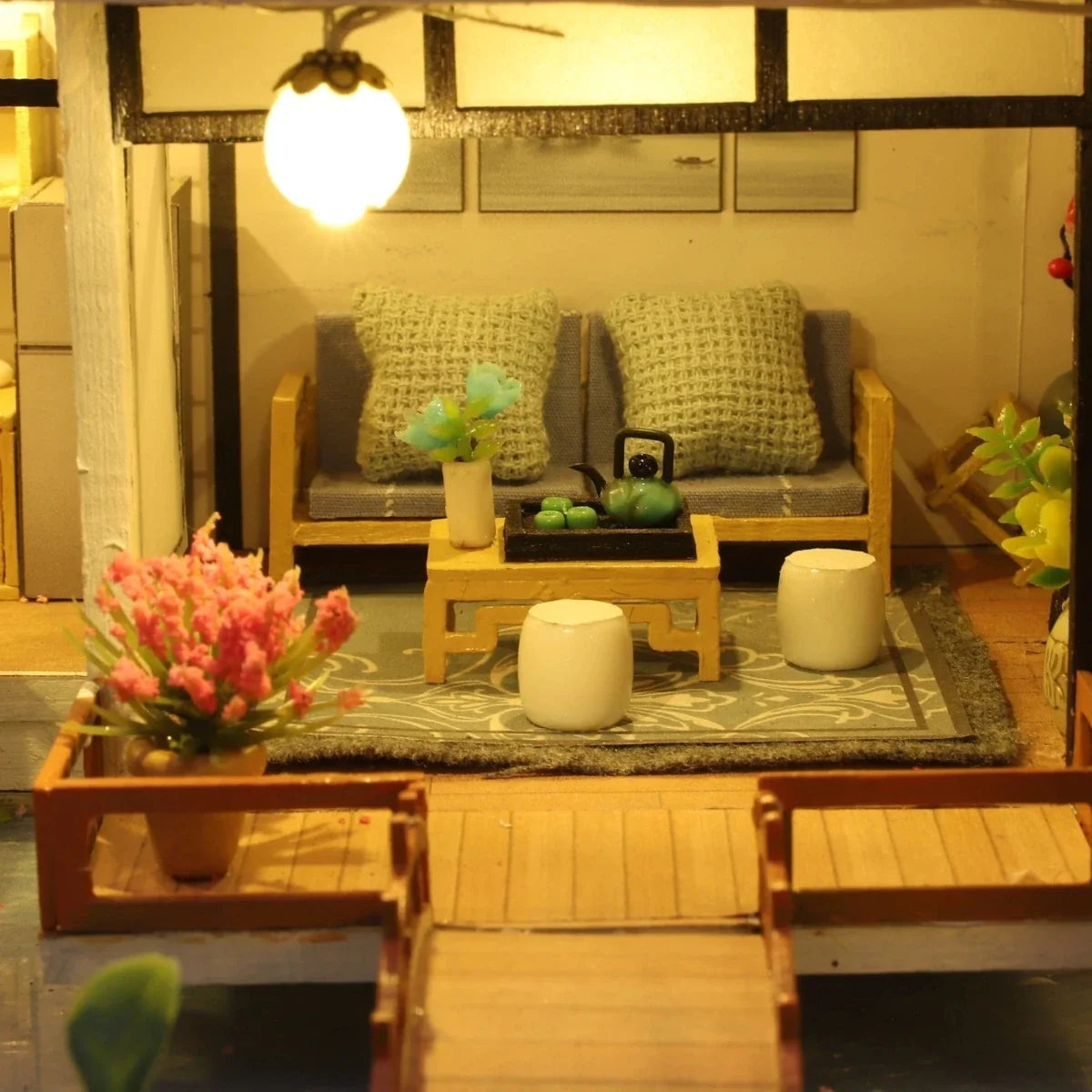 Miniature House Kit Wooden DIY Building Model