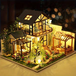 Miniature House Kit Wooden DIY Building Model