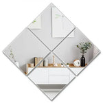 Mirror Tiles Self-Adhesive Flexible Set of 10