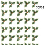 Mistletoe Sprays Set of 30 Lifelike Leaves