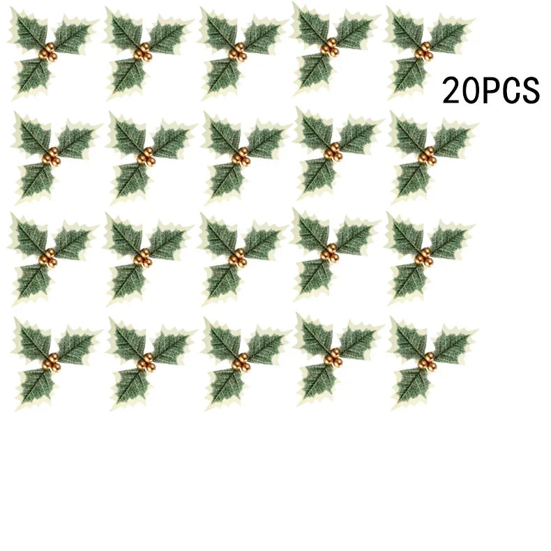 Mistletoe Sprays Set of 30 Lifelike Leaves