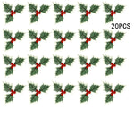 Mistletoe Sprays Set of 30 Lifelike Leaves