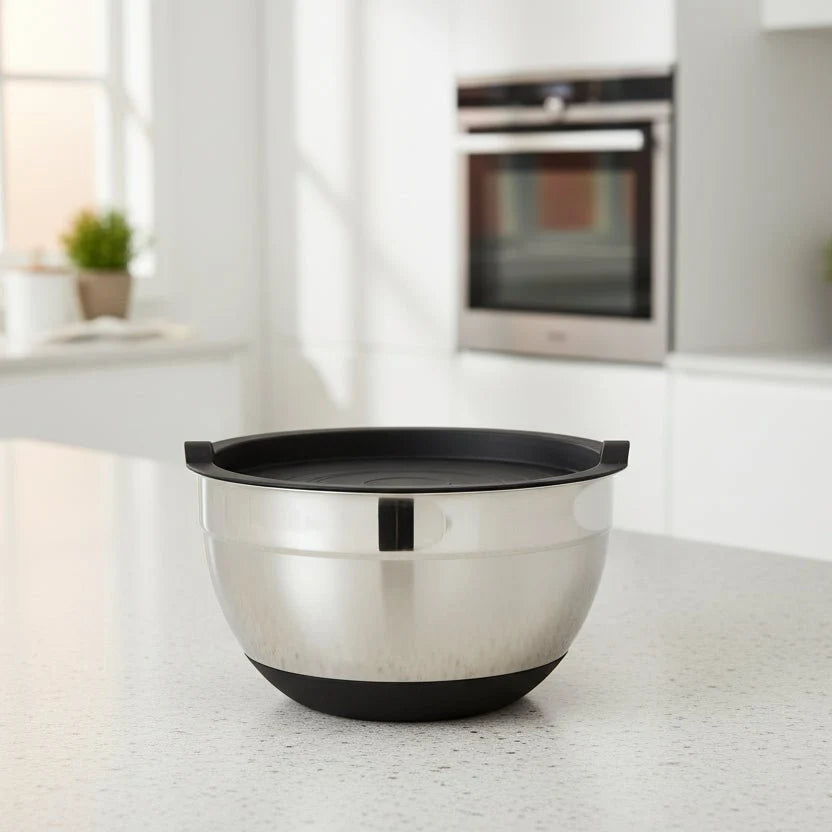 Mixing Bowl Stainless Steel Non-Slip Silicone Base