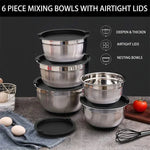 Mixing Bowl Stainless Steel Non-Slip Silicone Base