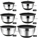 Mixing Bowl Stainless Steel Non-Slip Silicone Base