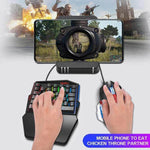 Mobile Gaming Kit Wired Keyboard & Mouse 2400 DPI Optical Mouse