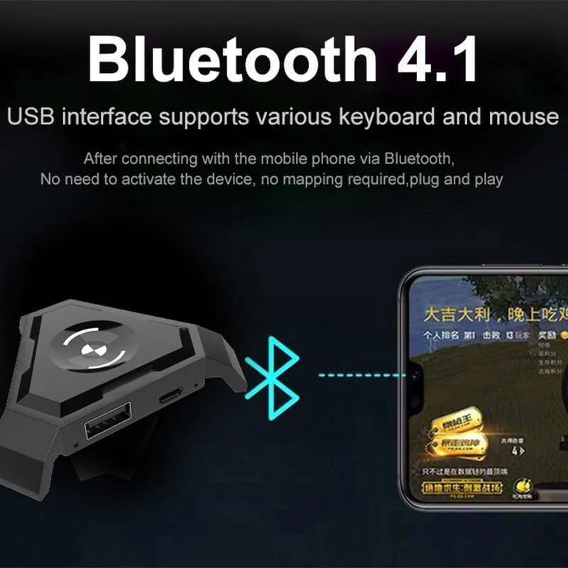 Mobile Gaming Kit Wired Keyboard & Mouse 2400 DPI Optical Mouse