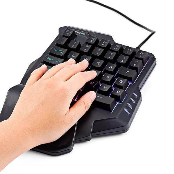Mobile Gaming Kit Wired Keyboard & Mouse 2400 DPI Optical Mouse