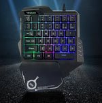 Mobile Gaming Kit Wired Keyboard & Mouse 2400 DPI Optical Mouse