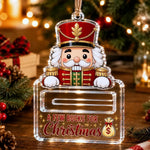 Money Gift Holder Festive Snowman Clear Plastic Compact
