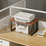 Monitor Stand Raised Shelf With Under-Shelf Storage