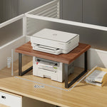 Monitor Stand Raised Shelf With Under-Shelf Storage