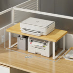 Monitor Stand Raised Shelf With Under-Shelf Storage