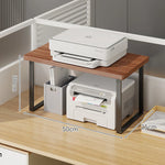 Monitor Stand Raised Shelf With Under-Shelf Storage