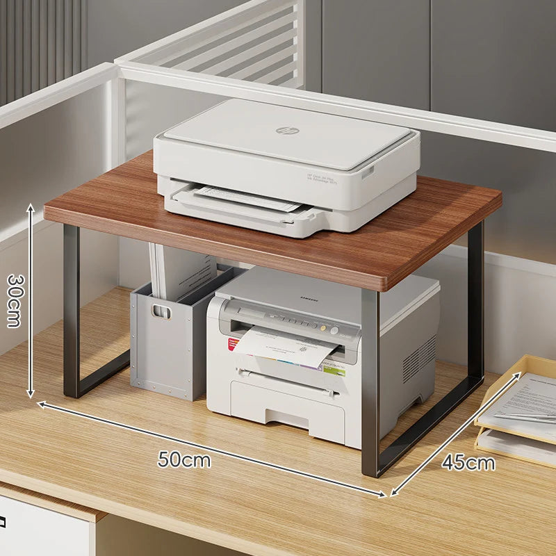 Monitor Stand Raised Shelf With Under-Shelf Storage