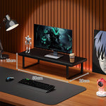 Monitor Stand Solid Wood Space-Saving Non-Slip Feet