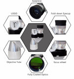 Monocular Telescope 8× Magnification Phone Camera Adapter