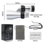 Monocular Telescope 8× Magnification Phone Camera Adapter