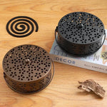 Mosquito Coil Holder Iron Portable Handle