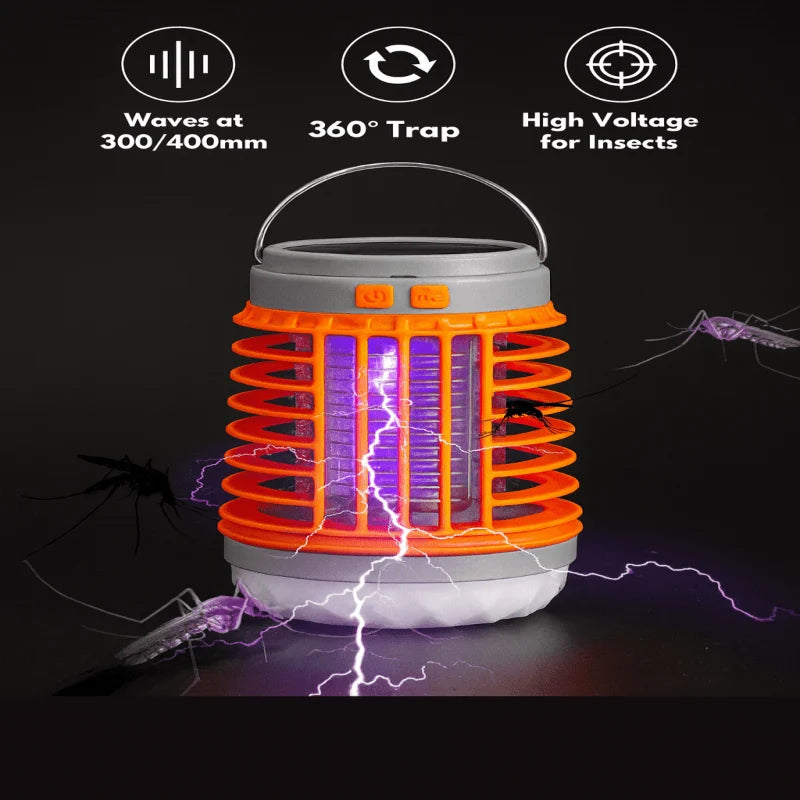 Mosquito Killer Lantern Solar & USB Charging Waterproof