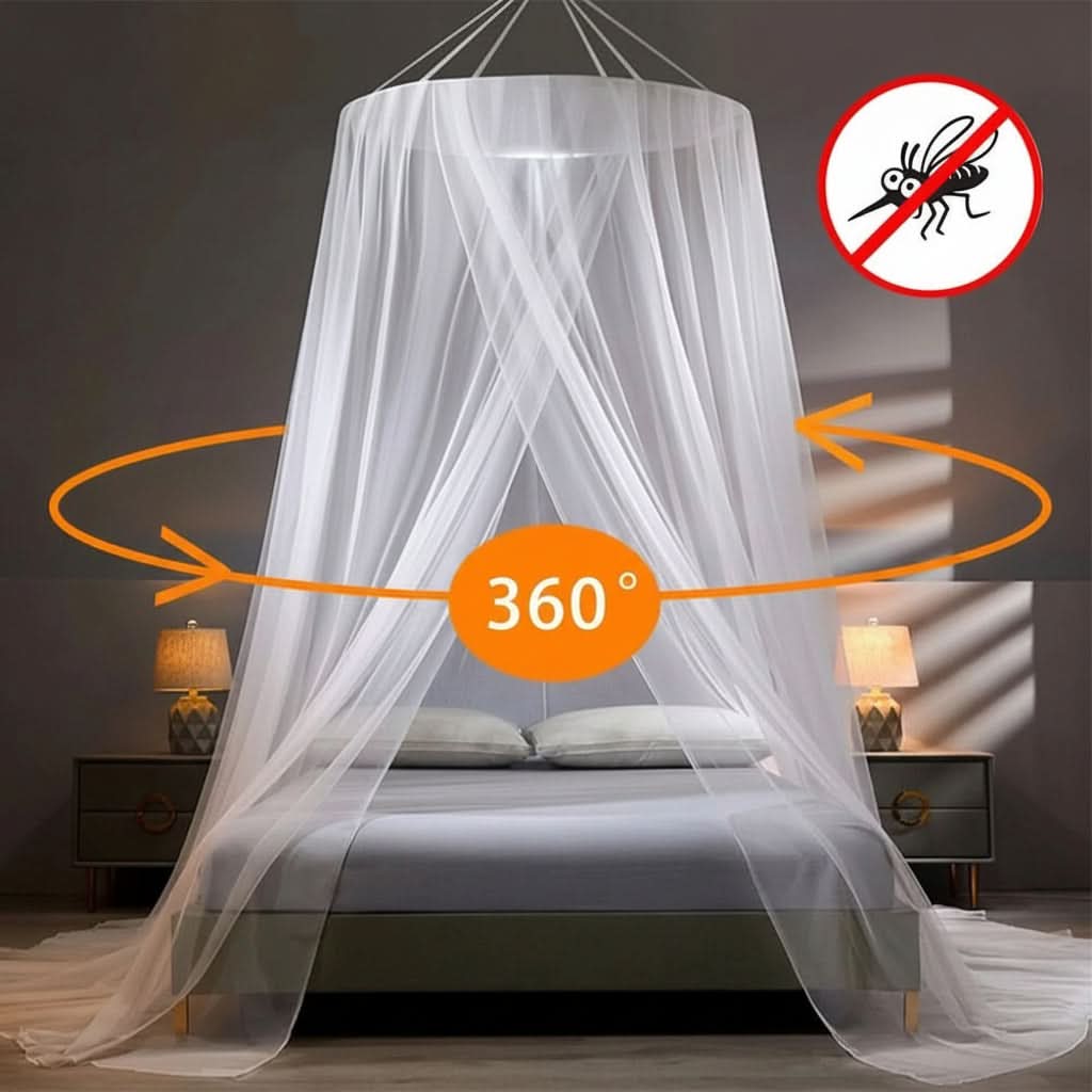 Mosquito Net Foldable Breathable Mesh Portable with Carrying Case