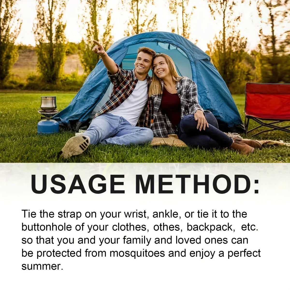 Mosquito Repellent Bracelet Motion-Activated & Chemical-Free