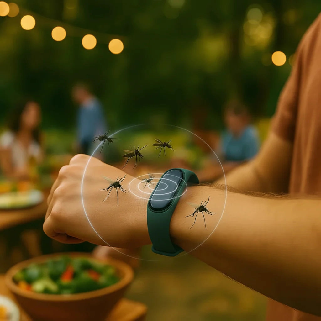Mosquito Repellent Bracelet Motion-Activated & Chemical-Free