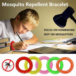 Mosquito Repellent Bracelets DEET-Free Waterproof Set of 24