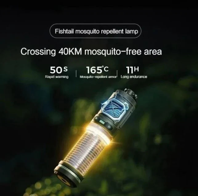 Mosquito Repellent Lamp Rechargeable Waterproof 40-Foot Coverage