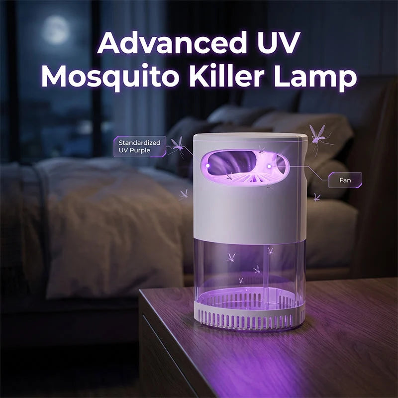 Mosquito Trap USB-Powered Whisper-Quiet Cyclone Fan Chemical-Free