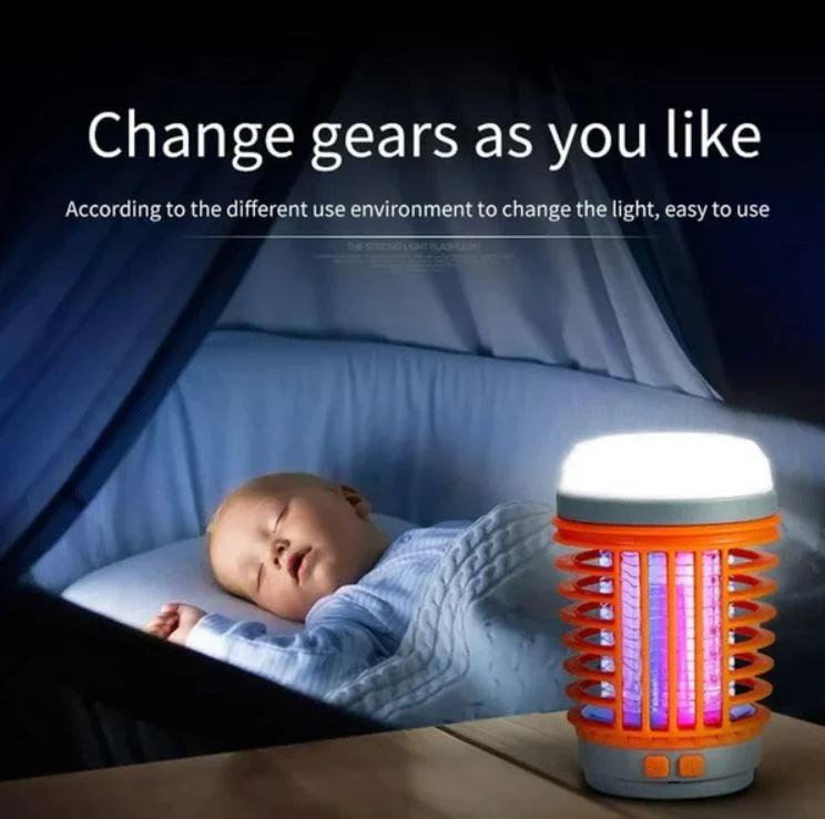 Mosquito Zapper Lamp Solar & USB Rechargeable Portable