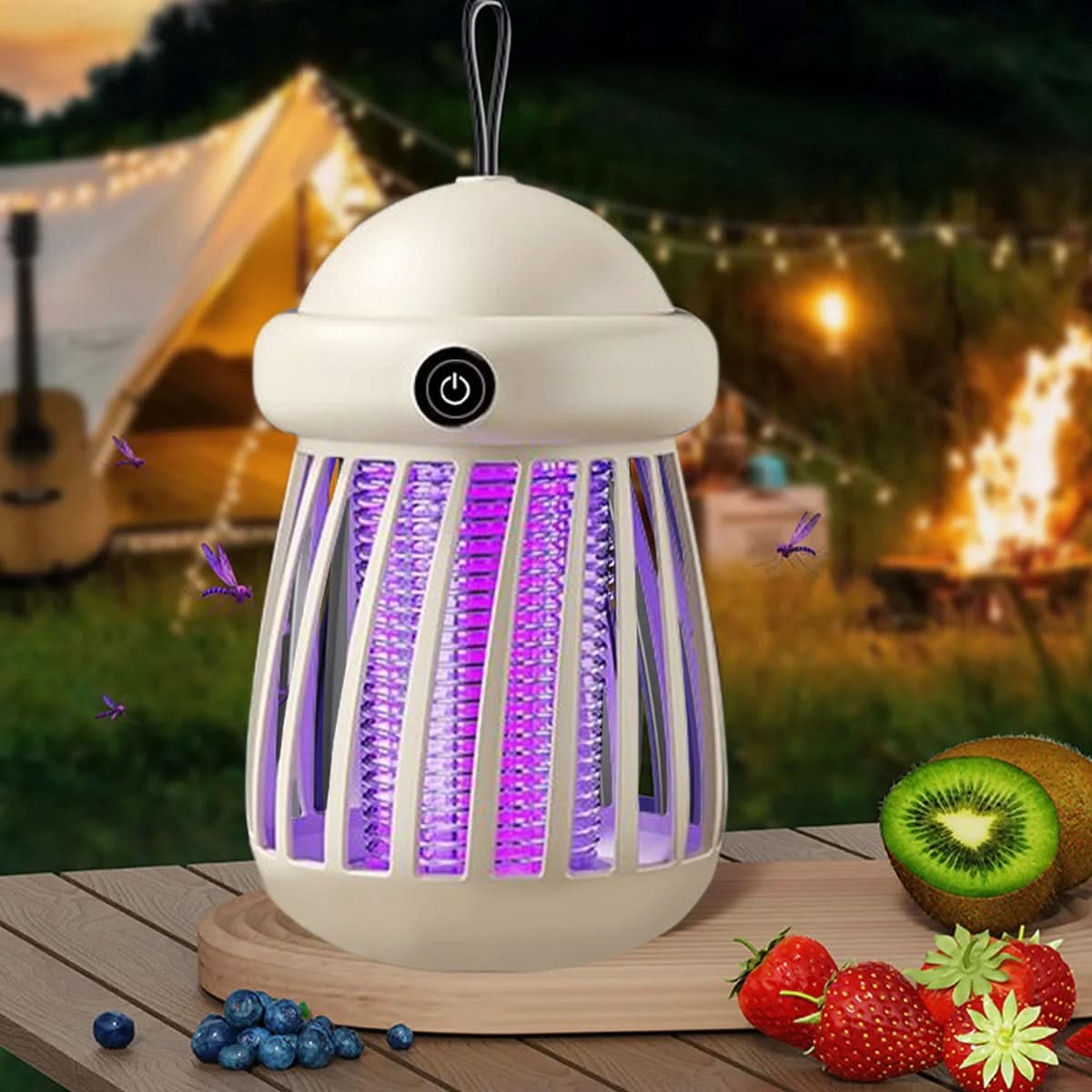 Mosquito Zapper Lamp UV Light 3000V Electric Grid