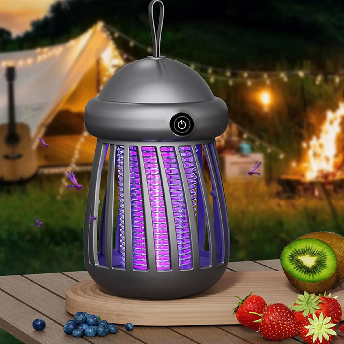 Mosquito Zapper Lamp UV Light 3000V Electric Grid