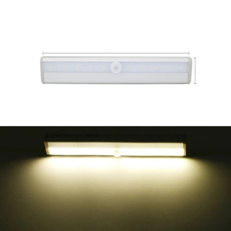 Motion Sensor LED Light Battery-Powered Magnetic Mount Aluminum Housing
