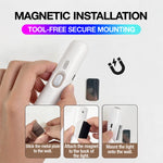 Motion Sensor Light Magnetic Mount RGB Color Options