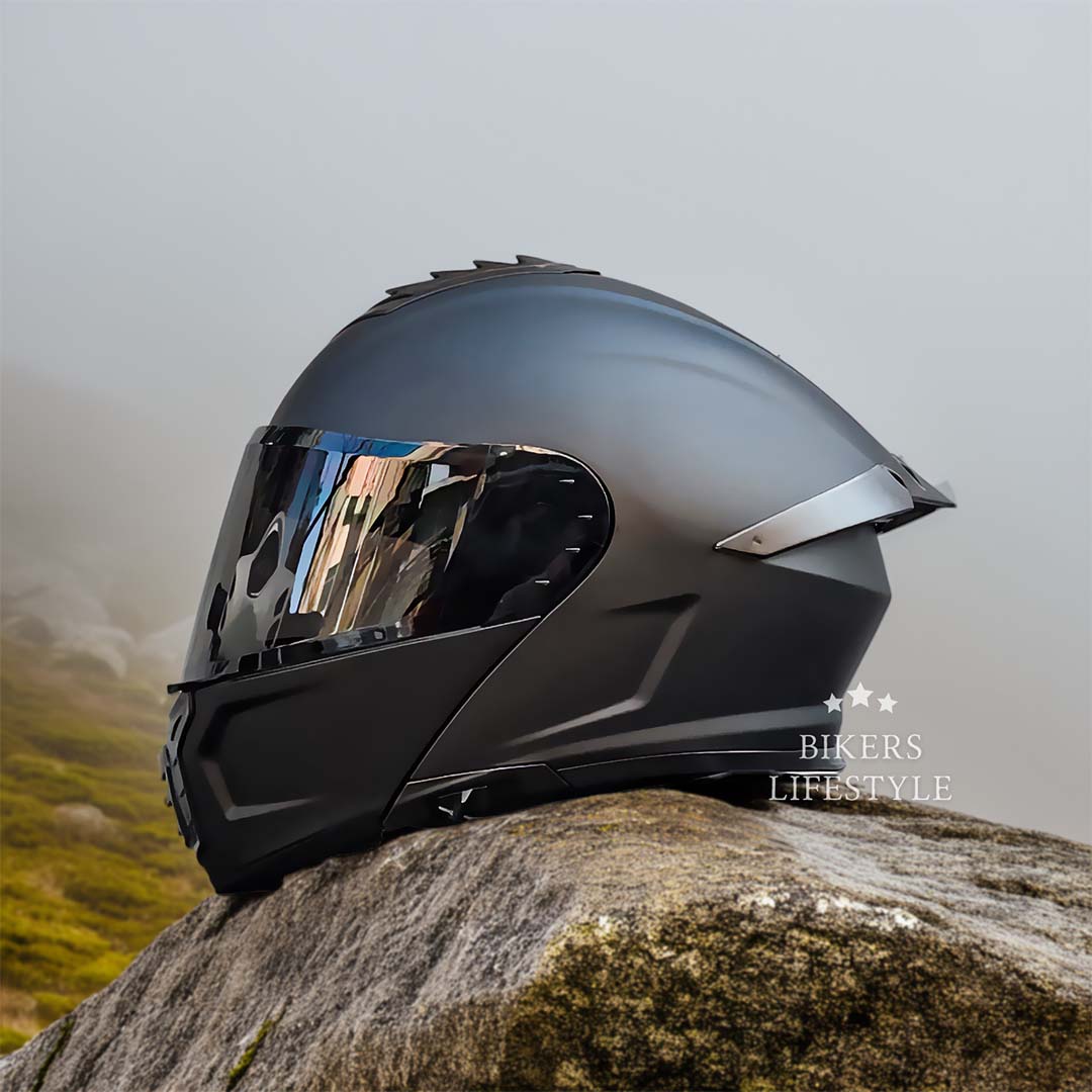 Motorcycle Helmet Flip-Up Dual Lens DOT & ECE Certified