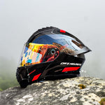Motorcycle Helmet Flip-Up Dual Lens DOT & ECE Certified